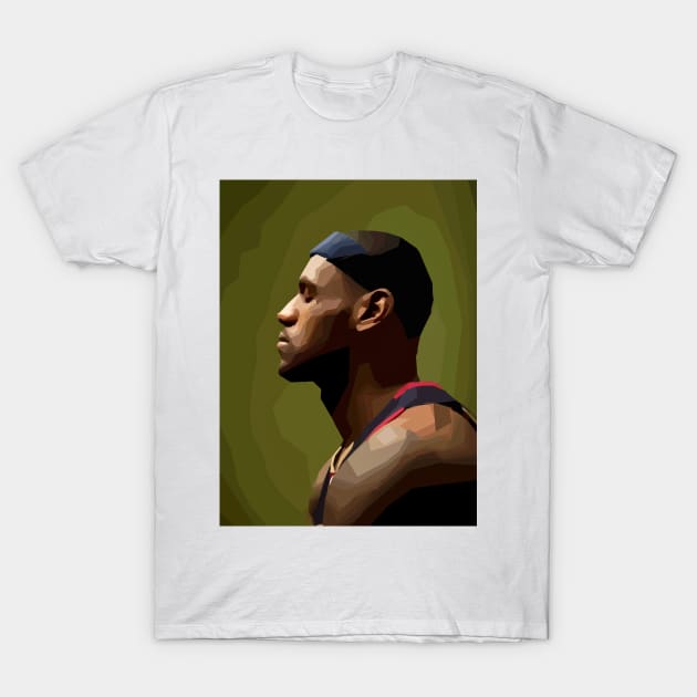 Lebron James T-Shirt by Playful Creatives